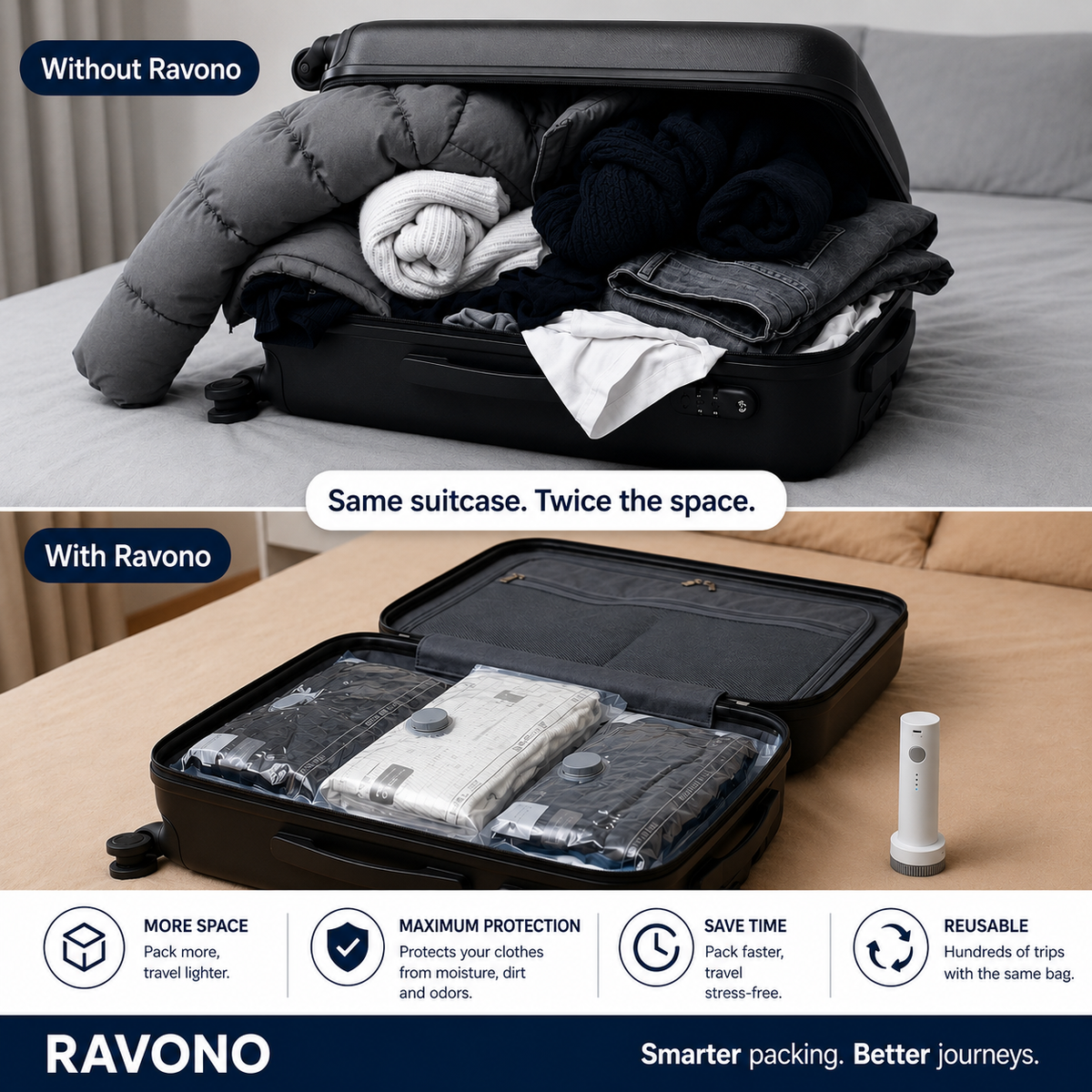 Ravono — Travel Compression Kit